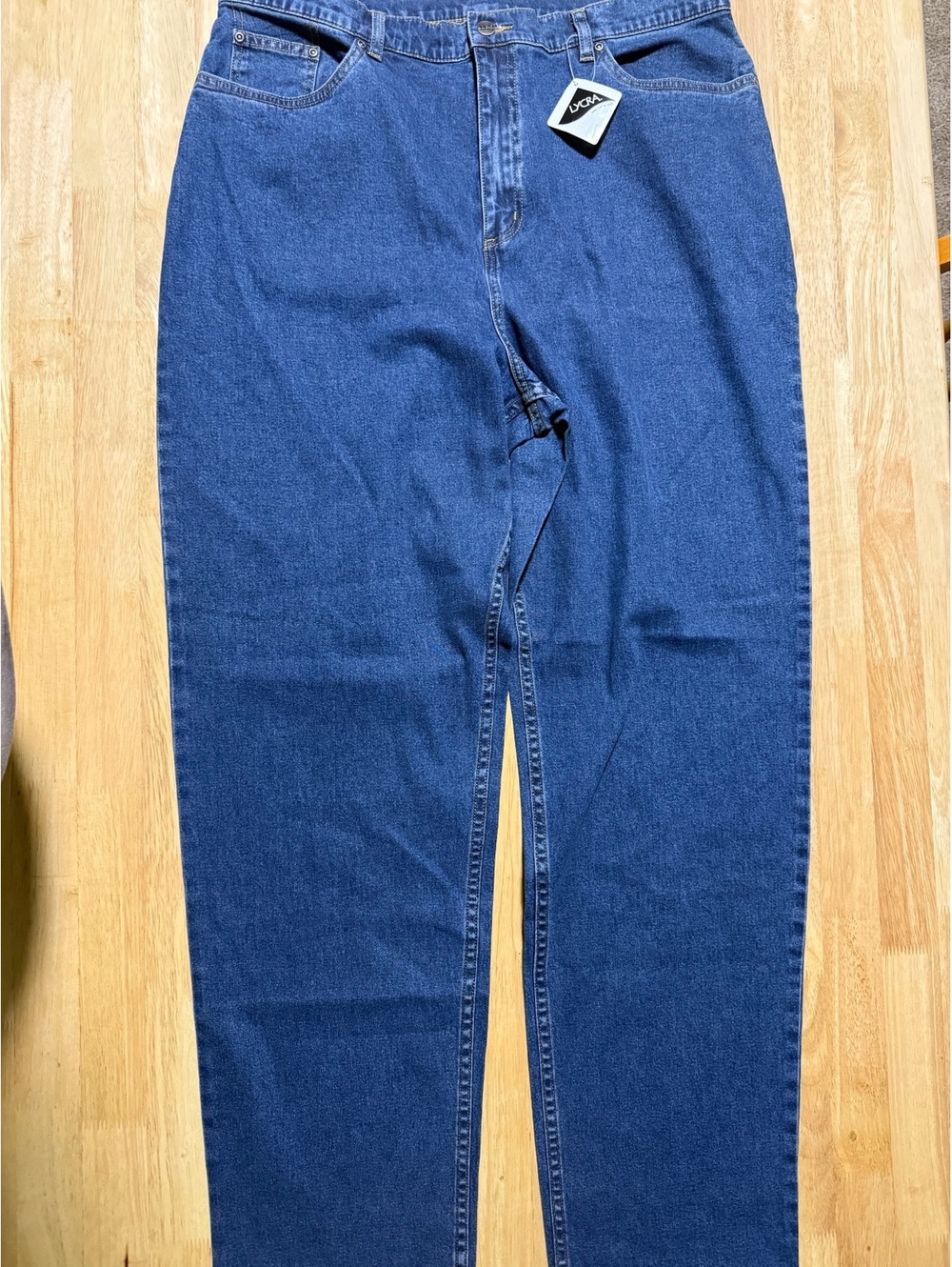 L.L.Bean Women’s 20 Tall Blue Stretch Straight Leg Jeans NWT